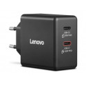 LENOVO Dual USB-C 65W GaN Charger Black