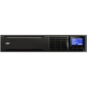 Fortron Source UPS Champ Rack - IEC 1000VA/900W, On-line double conversion, USB, RS-232, IEC C13x6, 2×9Ah, LCD