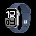 Watch Apple Watch Series 10 GPS 42mm Silver Aluminium Case with Sport Band S/M - Denim