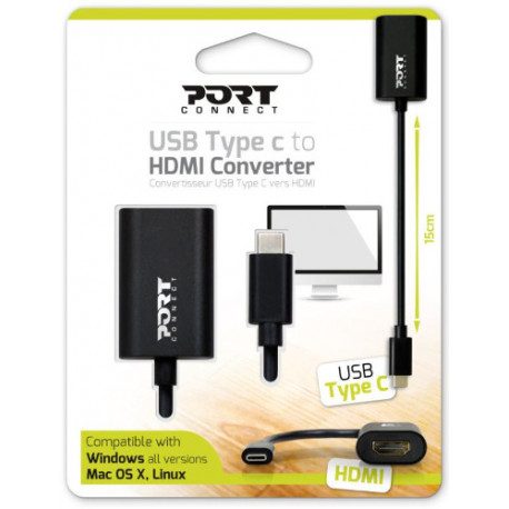 Port adapter USB-C M u HDMI F