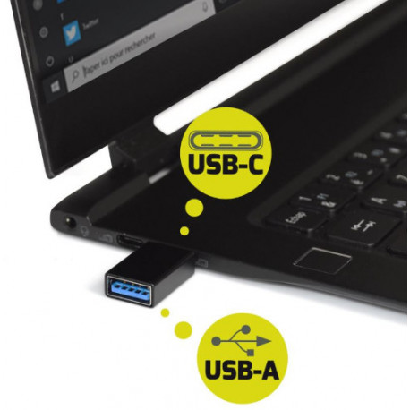 Port adapter USB-C M u USB-A F, 2 kom