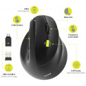 Port miš 2.4 GHz BT erg. punjivi za dešnjake, crni