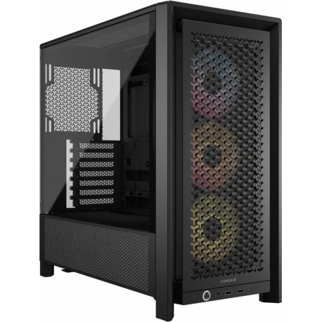 Kućište Corsair Frame 4000D ARGB, BlackMid-Tower, 3x RS120 ARGB ventilatora