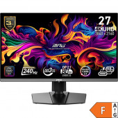 Monitor MSI MPG 272URX QD-OLED 27" / 4K UHD / 240Hz / 0,03ms (GTG) / black – adjustable stand - PD 98W