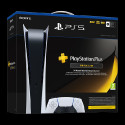 Sony PlayStation 5 Slim Digital Edition 825GB + Playstation Premium 24 Months - White
