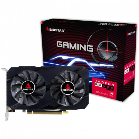Biostar AMD Radeon RX580 8GB GDDR5/256-bit, PCIe 3.0, HDMI/DVI/DP