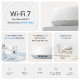 TP-Link BE3600 Tri-Band Whole Home Mesh WiFi 7, 688Mbps/4324 Mbps (2.4GHz/5GHz) 2×2.5 Gbps port, Deco App