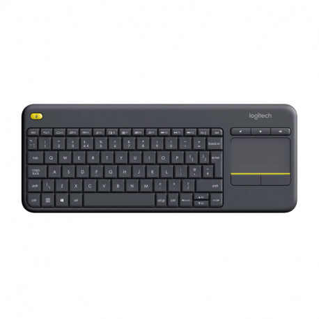 Logitech K400 Plus bežična tipkovnica+touchpad, USB, crna (920-007145)