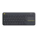 Logitech K400 Plus bežična tipkovnica+touchpad, USB, crna (920-007145)