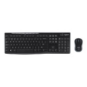 Logitech MK270 bežična tipkovnica+miš, USB, crna (920-004509)