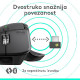 Logitech MX Master 4 bežični miš, USB, graphite (910-007562)