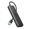 UGREEN 4-portni USB-A HUB 4xUSB-A 3.0, sivi