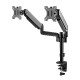 BIT FORCE stolna ručka za 2 monitora s plinskom oprugom BRACKET DMG-32-2M