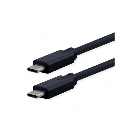 Roline USB-C na USB-C Gen2 kabel (M/M), PD, 20V/5A, crni, 5m, crni