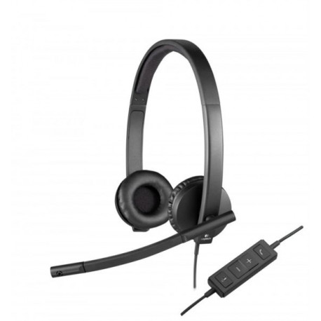 Logitech H570e Headset, Stereo, USB