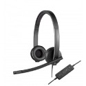 Logitech H570e Headset, Stereo, USB