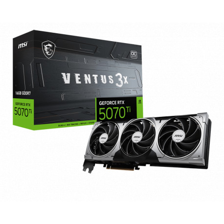 MSI GeForce RTX 5070 TI Ventus 3X OC 16GB GDDR7, PCIe 5.0, HDMI/3×DP