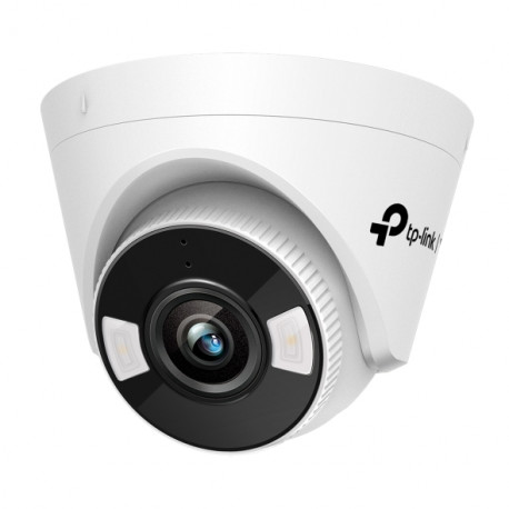 TP-LINK 4MP Full-Color Turret Net, H.265+/H.265/H.264+/H.264, 1/3" Progressive Scan CMOS, Color/0.04 Lux@F1.6, 0 Lux with IR/