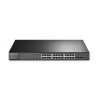 TP-Link Omada JetStream 28-port Gigabit L2+ Smart PoE+ preklopnik (Switch), 24×G-LAN, 4×10G SFP+, RJ45/microUSB console, 19"