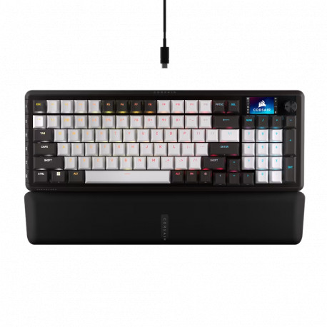 Tipkovnica Corsair Vanguard 96 MLX Plasma DualWired ,LCD screen, Elgato Stream Deck integration