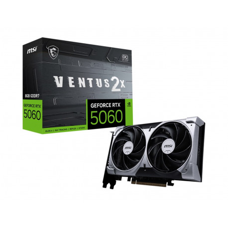 MSI grafička kartica GeForce RTX 5060 Ventus 2XOC, 8GB GDDR7