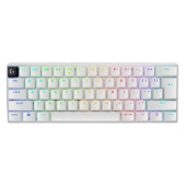 LOGITECH G PRO X 60 LIGHTSPEED Wireless Gaming Keyboard (Tactile) - WHITE - US INT'L - 2.4GHZ/BT - E
