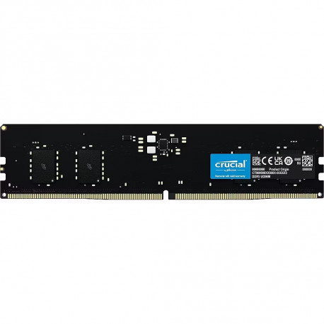 Crucial 8GB DDR5-5600 UDIMM CL46 (16Gbit) Tray