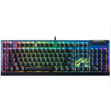 Razer BlackWidow V4 X - Mechanical Gaming Keyboard (Yellow Switch) - Fortnite Ed