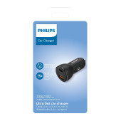 Philips auto punjač, USB-A/USB-C, 36W Fast Charge