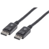 Manhattan kabel DP-DP M/M, 4K@60Hz, 1m, crni