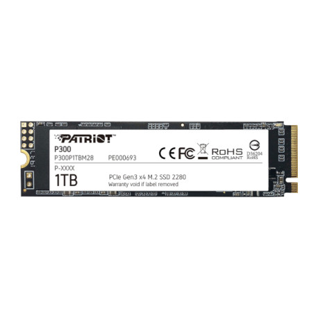 Patriot SSD P300 R2100/W1650, 1TB, M.2 NVMe