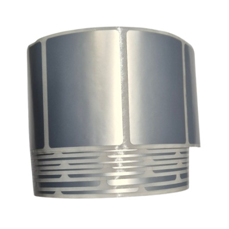 Etikete 51x37 - 1000 kom rola,fi40, PET silver
