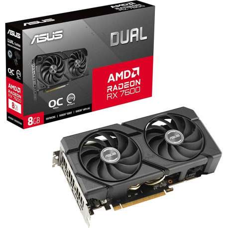ASUS grafička kartica AMD Radeon RX 7600 Dual EVO OC, 8GB GDDR6