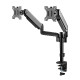 BIT FORCE stolna ručka za 2 monitora s plinskom oprugom BRACKET DMG-32-2M