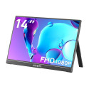 Prenosni monitor 14" (35 cm) FullHD IPS 60Hz, mHDMI, USB-C, zvočniki, ARZOPA A1S