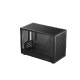 Računalniško ohišje DeepCool CH260, Micro-ATX, kajeno steklo, črno