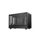 Računalniško ohišje DeepCool CH260, Micro-ATX, kajeno steklo, črno