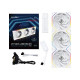 Ventilator za ohišje Lian Li UNI FAN TL Wireless 120 Reverse ARGB PWM 120mm, 3 Pack + Kontroler, bel