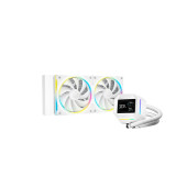AIO Liquid Cooler DeepCool LM240 WH, 240mm, LCD, ARGB