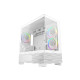 Računalniško ohišje DeepCool CG380 3F, mATX, Midi-Tower, kaljeno steklo, belo