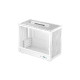 Računalniško ohišje DeepCool CH160 PLUS WH, ITX, Micro-ATX, kaljeno steklo, belo