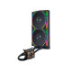 Komplet za tekočinsko hlajenje AIO Liquid Cooler Lian Li GALAHAD II LCD 280 TL Wireless, ARGB, črn