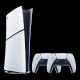 Sony PlayStation 5 Slim Digital Edition 1TB with 2 Dualsense Controller - White