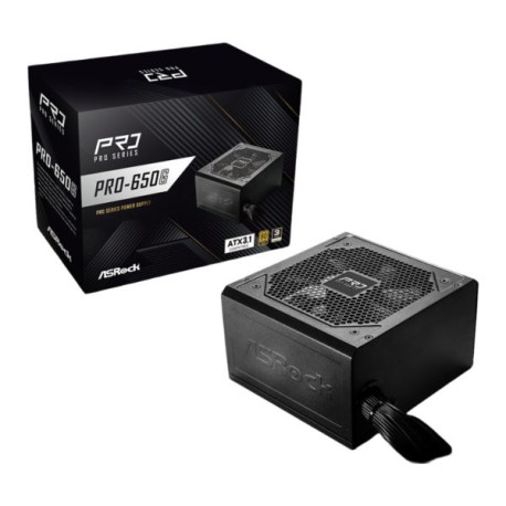 ASRock PSU PRO Series PRO-650G, 650W, 80 Gold