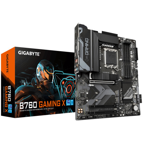 Gigabyte MB B760 GAMING X GEN 5, S.1700, 4xDDR5/5600, PCIe 5.0, 2.5 G-LAN, HDMI/DP, USB-C, ATX