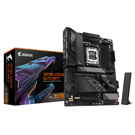 Gigabyte MB X870E AORUS ELITE WIFI7, S.AM5, 4xDDR5/8000(OC), PCIe 5.0, 2.5G-LAN, HDMI, USB4, WiFi, ATX