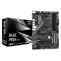ASRock MB B450 PRO4 R2.0, S.AM4, 4xDDR4/3200, PCIe 3.0, G-LAN, USB-C, VGA/HDMI/DP, ATX