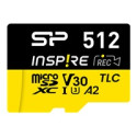 Silicon Power Inspire Micro SDXC 512GB UHS-IU3 A2 V30 4K TLC memorijska kartica