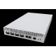Mikrotik Cloud Router Switch CRS804-4DDQ-hRM, 48xG-LAN (svi PoE-out), 2x10G SFP+, 4x400G QSFP56-DD utora, RouterOS v7, 1U rac