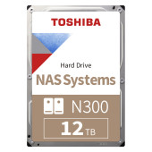 HDD NAS TOSHIBA N300 12TB CMR, 3.5'', 512MB, 7200RPM, SATA, TBW: 180
